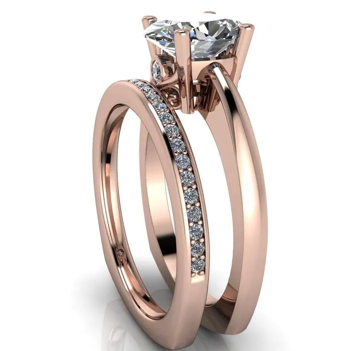 Fire Brilliance Rings Nessie Oval Center Stone 4 Prong Basket Setting Euro Shank Ring