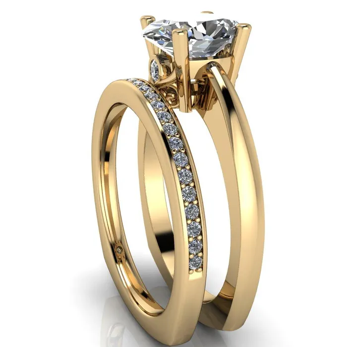 Fire Brilliance Rings Nessie Oval Center Stone 4 Prong Basket Setting Euro Shank Ring