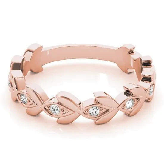 Fire Brilliance Rings Stackables 34 Eternity TriTone Gold Tulip 3Band Set Selectables