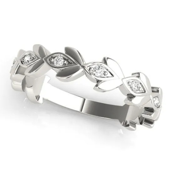 Fire Brilliance Rings Stackables 34 Eternity TriTone Gold Tulip 3Band Set Selectables