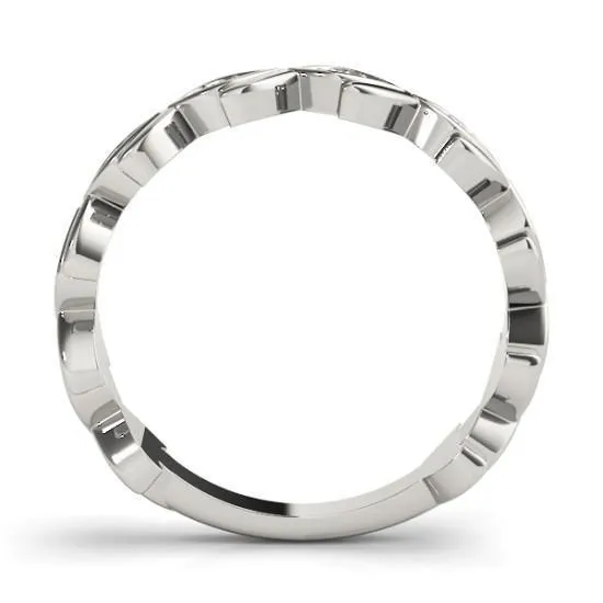 Fire Brilliance Rings Stackables 34 Eternity TriTone Gold Tulip 3Band Set Selectables