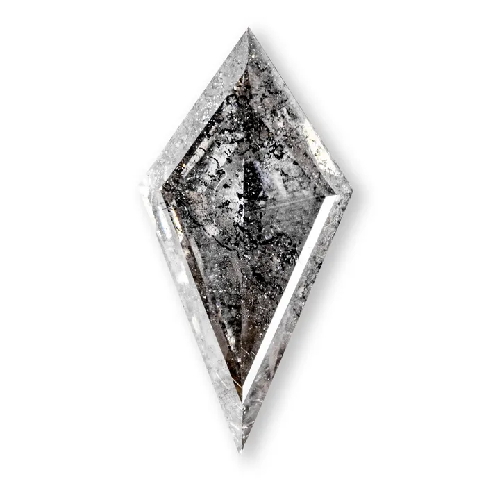 Fire Brilliance Salt Pepper Kite Step Cut Diamond Faceted FAB Moissanite Loose Stone Rings Fire Brilliance Salt Pepper Kite Step Cut Diamond Faceted FAB Moissanite Loose Stone Rings