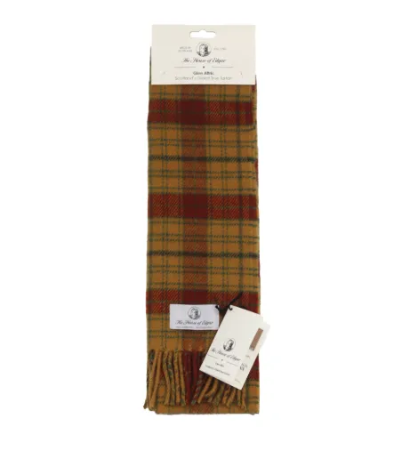 Glen Affric Lambwool Scarf House of Edgar Earrings