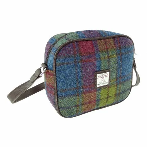 Glen Appin Earrings Harris Tweed Almond Mini Bag