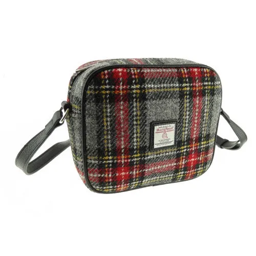 Glen Appin Earrings Harris Tweed Almond Mini Bag