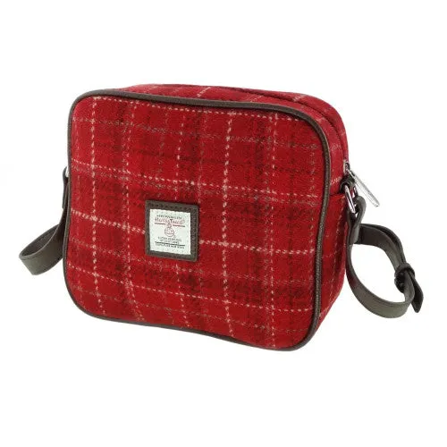 Glen Appin Earrings Harris Tweed Almond Mini Bag