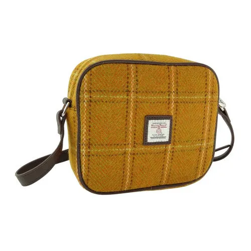 Glen Appin Earrings Harris Tweed Almond Mini Bag