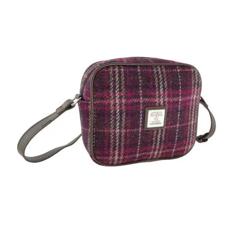 Glen Appin Earrings Harris Tweed Almond Mini Bag