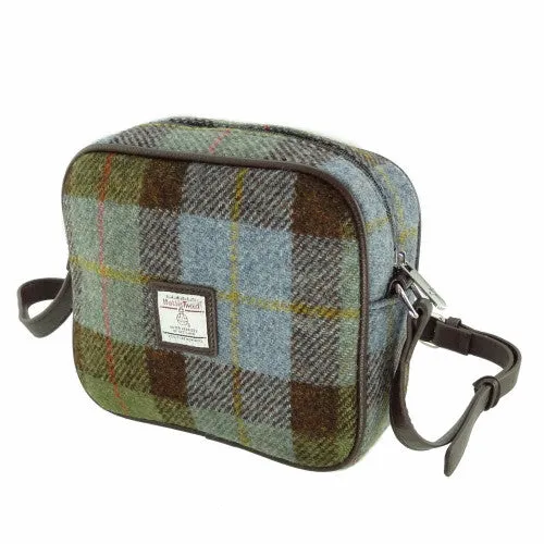 Glen Appin Earrings Harris Tweed Almond Mini Bag