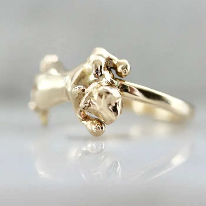 Hear Me Roar Carved Panther Ring Rokosz Rings