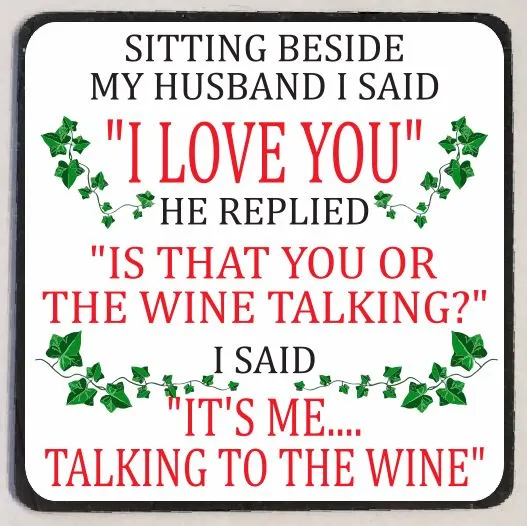 Iris Fashion Jewelry M154 Me Talking To The Wine Earrings