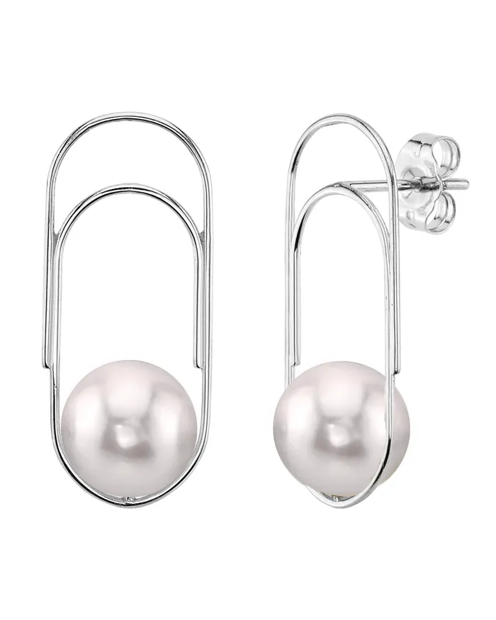 Japanese Akoya Pearl Sabrina Drop Earrings spt Earrings