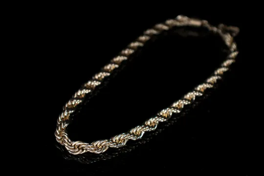Jewelvers Necklaces 18K GoldFilled Thick Rope Chain Necklace Jewelvers Necklaces 18K GoldFilled Thick Rope Chain Necklace