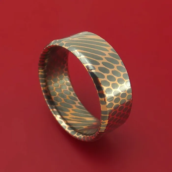 Lashbrook Rings Superconductor Ring Custom Made TitaniumNiobium and Copper Band Lashbrook Rings Superconductor Ring Custom Made TitaniumNiobium and Copper Band