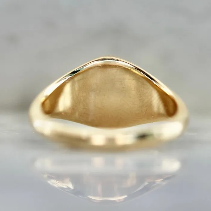 Made By Gem Breakfast Rings Pancake Engraved Signet Ring