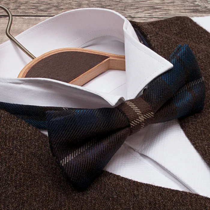 Made to Order Tartan Bow Tie Lochcarron Earrings