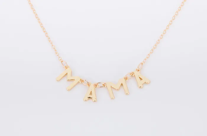 Mama Letter Necklace DLUX Necklaces