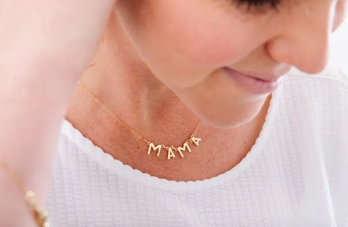 Mama Letter Necklace DLUX Necklaces
