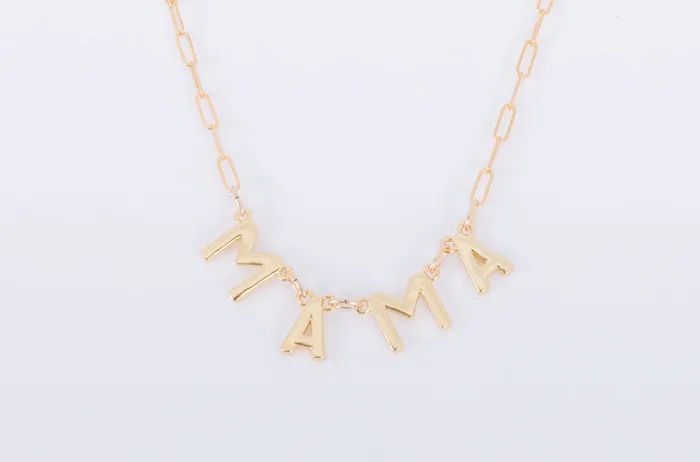 Mama Letter Necklace DLUX Necklaces