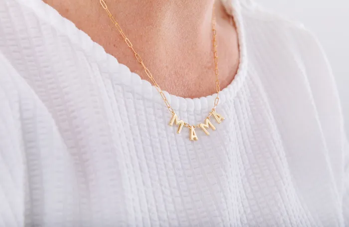 Mama Letter Necklace DLUX Necklaces