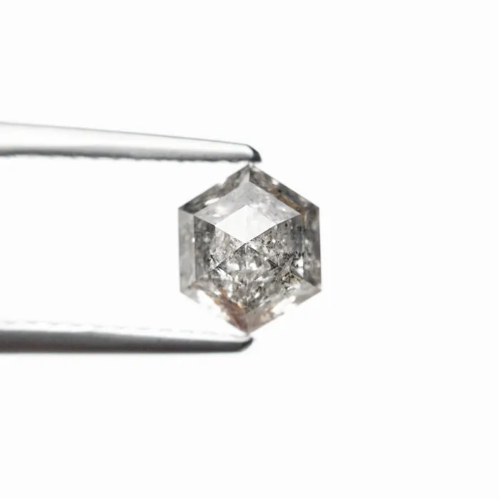 Misfit Diamonds Earrings 113ct 683x567x383mm Hexagon Rosecut 2545217