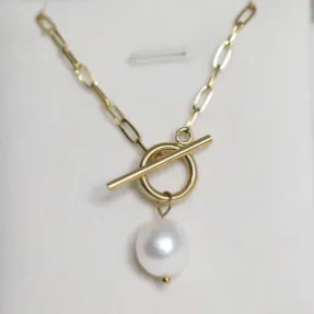 Necklaces 18K GoldFilled OT Pearl Necklace Jewelvers Necklaces 18K GoldFilled OT Pearl Necklace Jewelvers