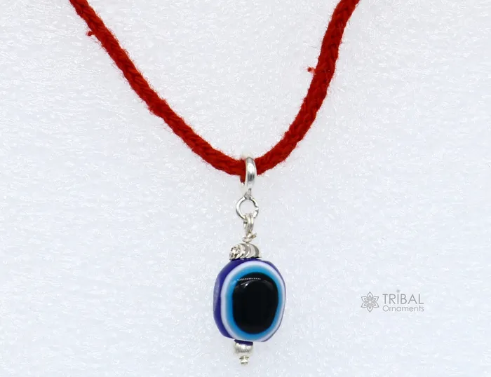 Necklaces 925 sterling silver modern trendy Evil Eye pendant protect from negativity TRIBAL ORNAMENTS Necklaces 925 sterling silver modern trendy Evil Eye pendant protect from negativity TRIBAL ORNAMENTS