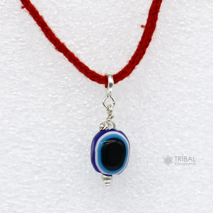 Necklaces 925 sterling silver modern trendy Evil Eye pendant protect from negativity TRIBAL ORNAMENTS