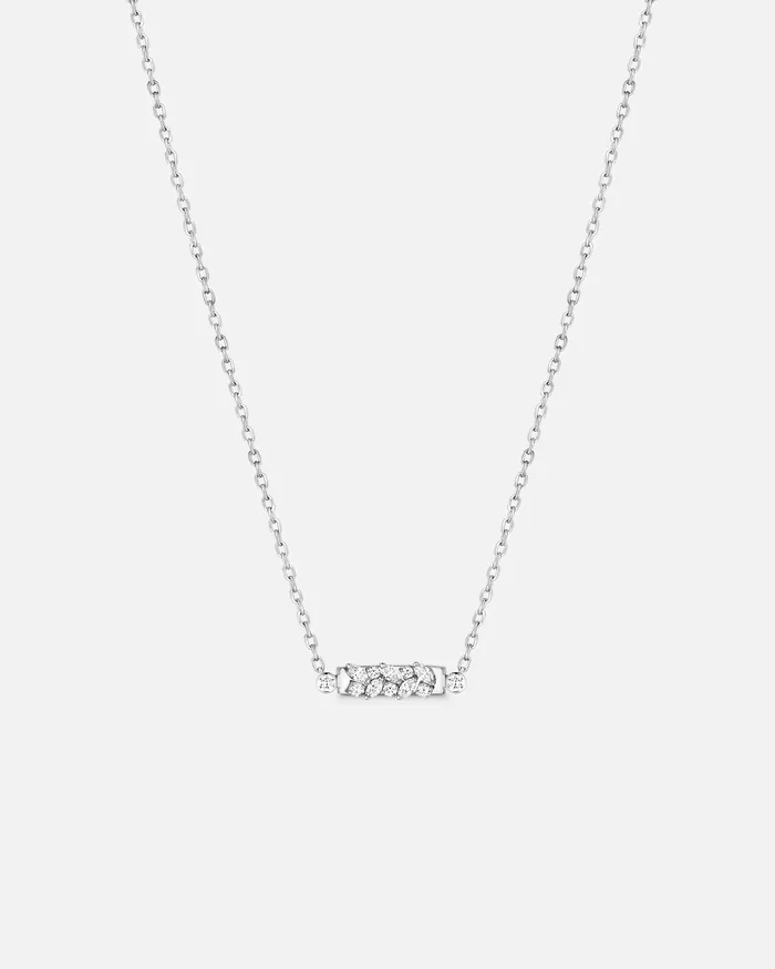 Necklaces Mood Soire Mood Pendant in White Gold