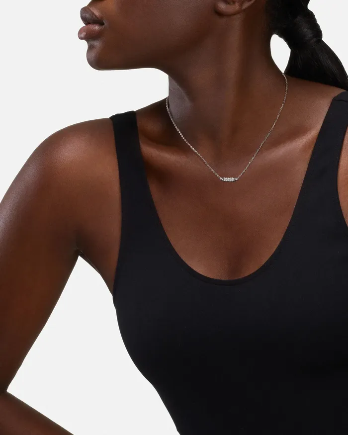 Necklaces Mood Soire Mood Pendant in White Gold Necklaces Mood Soire Mood Pendant in White Gold