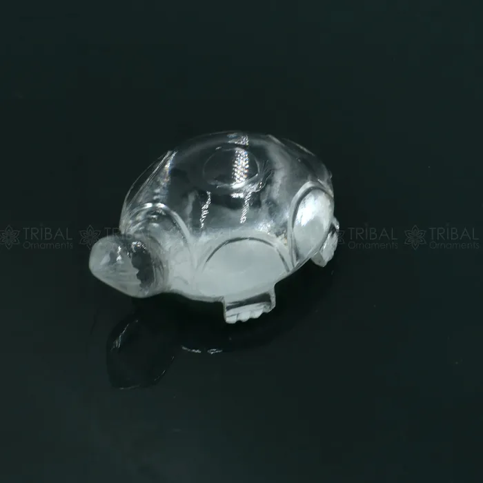 Necklaces Natural sphatik crystal stone divine tortoise or turtle statue amazing sphatik tortoise for wealth and prosperity art800 TRIBAL ORNAMENTS Necklaces Natural sphatik crystal stone divine tortoise or turtle statue amazing sphatik tortoise for wealth and prosperity art800 TRIBAL ORNAMENTS