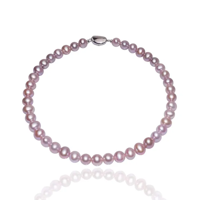 Necklaces Pearly Lustre Top Lustre Freshwater Purple Pearl Necklace WN00497