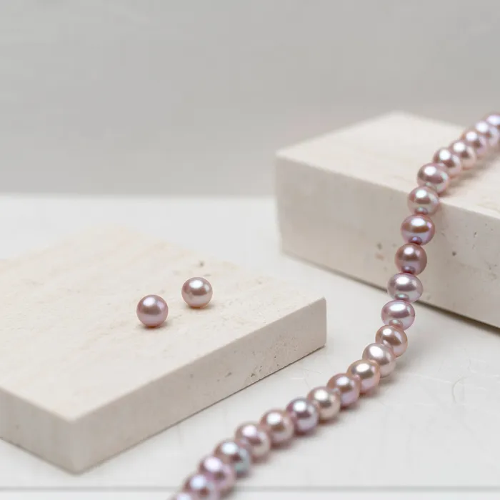 Necklaces Pearly Lustre Top Lustre Freshwater Purple Pearl Necklace WN00497