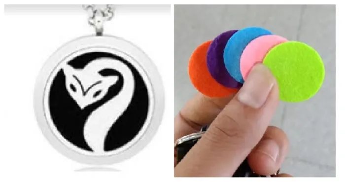 Necklaces polly N1145 Silver Fox Essential Oil Necklace with FREE Earrings PLUS 5 Different Color Pads Necklaces polly N1145 Silver Fox Essential Oil Necklace with FREE Earrings PLUS 5 Different Color Pads