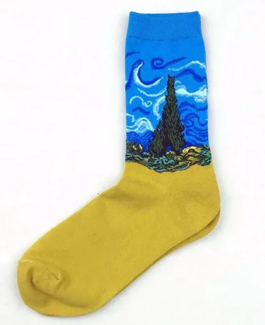 Necklaces POLLY SF1272 Tree Painting Socks
