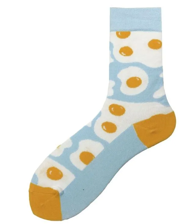 Necklaces POLLY SF702 Light Blue Fried Egg Socks