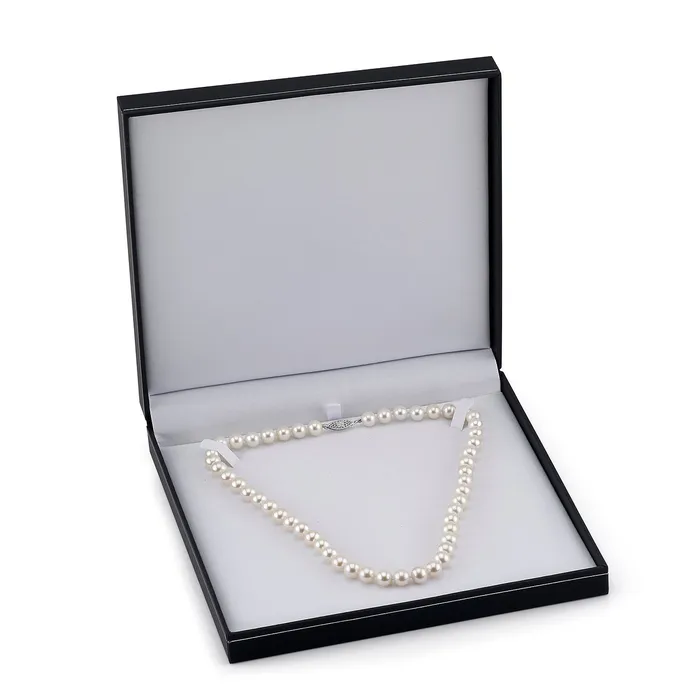 Necklaces spt 910mm White Freshwater Choker Length Pearl Necklace AAAA Quality