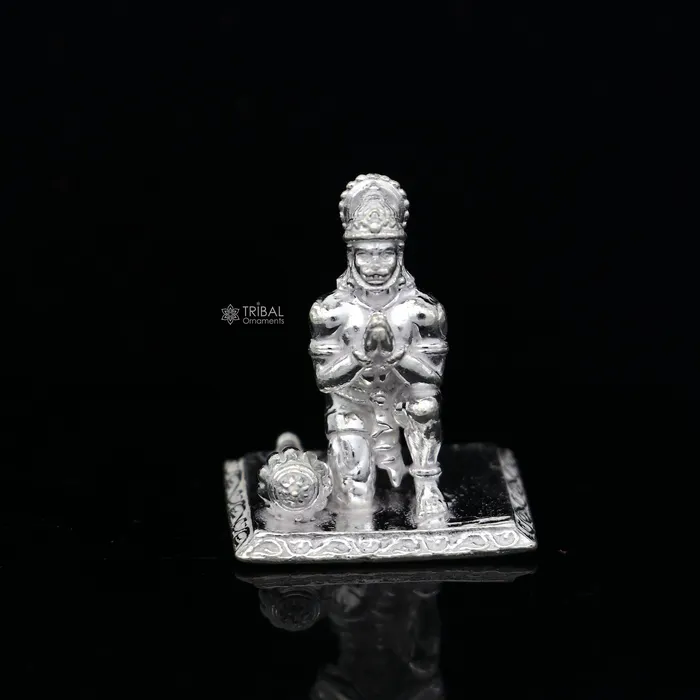 Necklaces TRIBAL ORNAMENTS 925 Sterling silver handmade design Indian Idols Lord Hanumaan BajaranBali statue figurine puja articles decorative gift diwali puja art44 Necklaces TRIBAL ORNAMENTS 925 Sterling silver handmade design Indian Idols Lord Hanumaan BajaranBali statue figurine puja articles decorative gift diwali puja art44