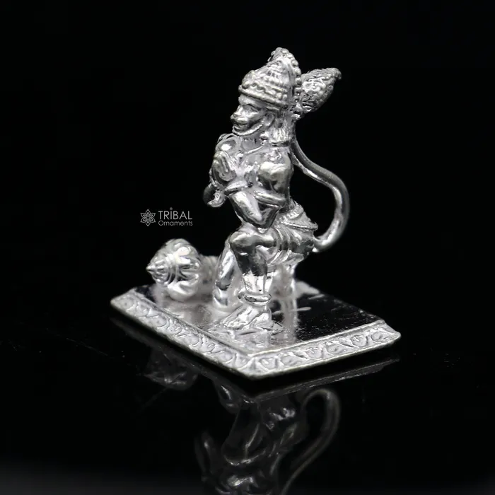 Necklaces TRIBAL ORNAMENTS 925 Sterling silver handmade design Indian Idols Lord Hanumaan BajaranBali statue figurine puja articles decorative gift diwali puja art44 Necklaces TRIBAL ORNAMENTS 925 Sterling silver handmade design Indian Idols Lord Hanumaan BajaranBali statue figurine puja articles decorative gift diwali puja art44