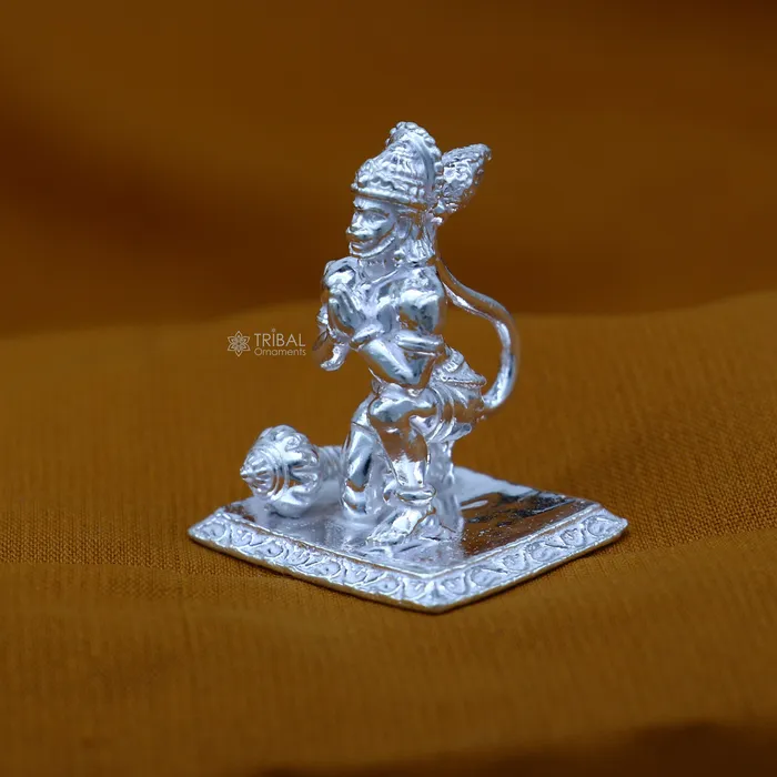 Necklaces TRIBAL ORNAMENTS 925 Sterling silver handmade design Indian Idols Lord Hanumaan BajaranBali statue figurine puja articles decorative gift diwali puja art44 Necklaces TRIBAL ORNAMENTS 925 Sterling silver handmade design Indian Idols Lord Hanumaan BajaranBali statue figurine puja articles decorative gift diwali puja art44