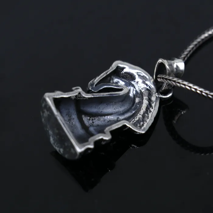 Necklaces TRIBAL ORNAMENTS 925 Sterling silver handmade unique design horse pendant nsp870