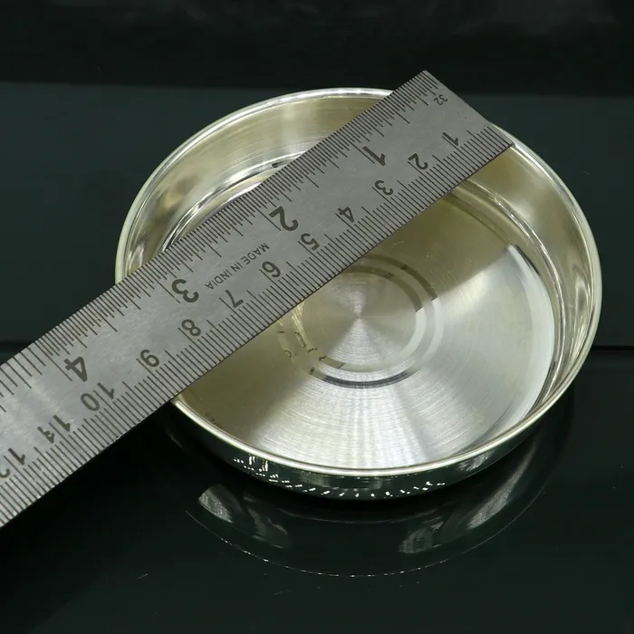 Necklaces TRIBAL ORNAMENTS 999 fine silver handmade small watermilk Glass tumbler tray plate baby kids silver cup spoon utensils stay healthy from bacteria sv156