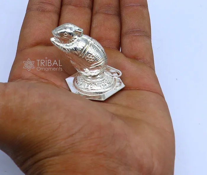 Necklaces TRIBAL ORNAMENTS Lord Ganesha Vahan Mushak maharaj 925 sterling silver handmade small article for puja best gift for lord Ganesha divine statue su1189 Necklaces TRIBAL ORNAMENTS Lord Ganesha Vahan Mushak maharaj 925 sterling silver handmade small article for puja best gift for lord Ganesha divine statue su1189