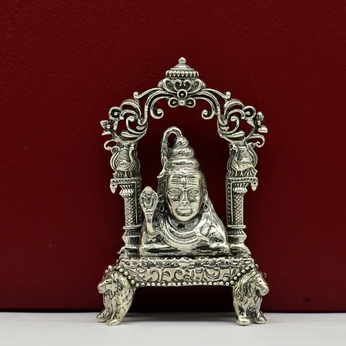 Necklaces TRIBAL ORNAMENTS Pure 925 Sterling silver handmade antique look Indian idols Lord Shiva stunning statue figurine puja articles best decorative gift art12 Necklaces TRIBAL ORNAMENTS Pure 925 Sterling silver handmade antique look Indian idols Lord Shiva stunning statue figurine puja articles best decorative gift art12