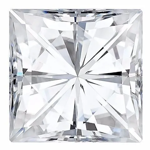 NEO Square Moissanite Fire Brilliance Earrings