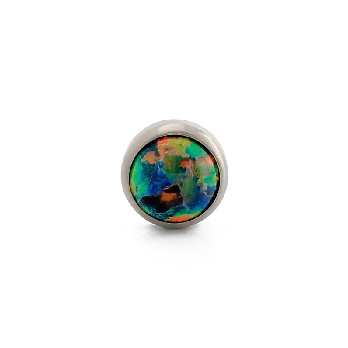 NeoMetal Inc Cabochon Black Opal Rings