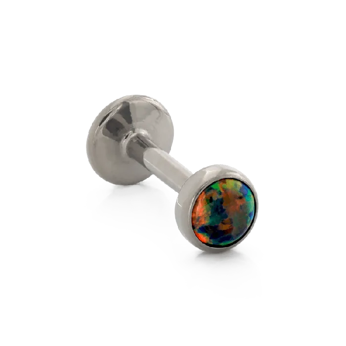 NeoMetal Inc Cabochon Black Opal Rings