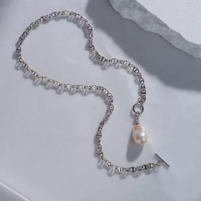 New Yorker Freshwater Pearl Necklace WN00520 Pearly Lustre Necklaces