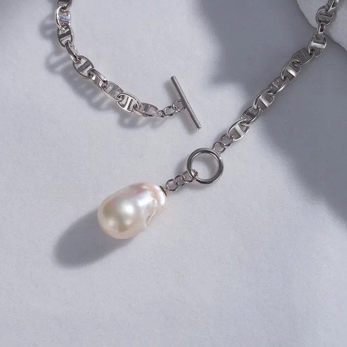 New Yorker Freshwater Pearl Necklace WN00520 Pearly Lustre Necklaces