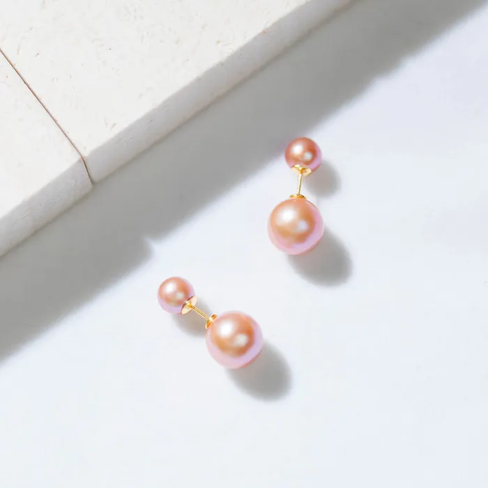 Pearly Lustre Earrings Interchangeable Edison Pearl Earrings WE00424 Possibilities